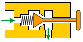 Quick-flush valve